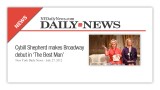 Cybill is featured in The New York Daily News – July 27, 2012 Read more »